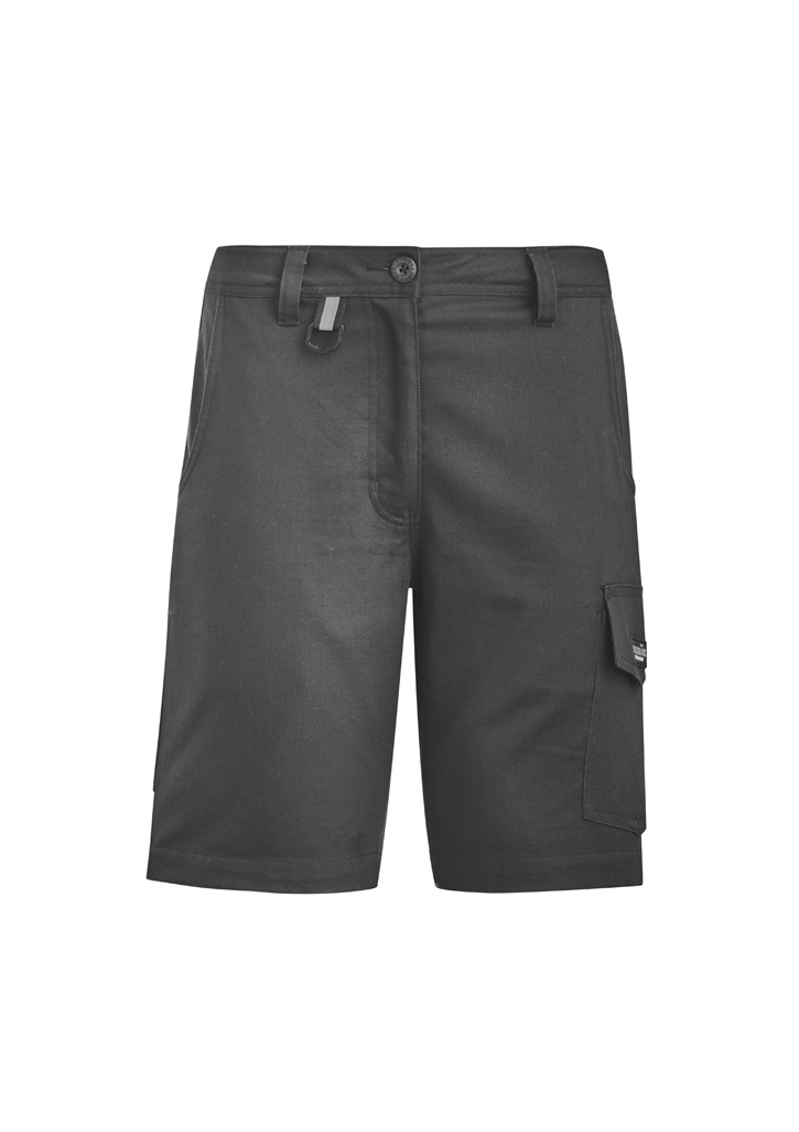 Womens Rugged Cooling Vented Short Charcoal