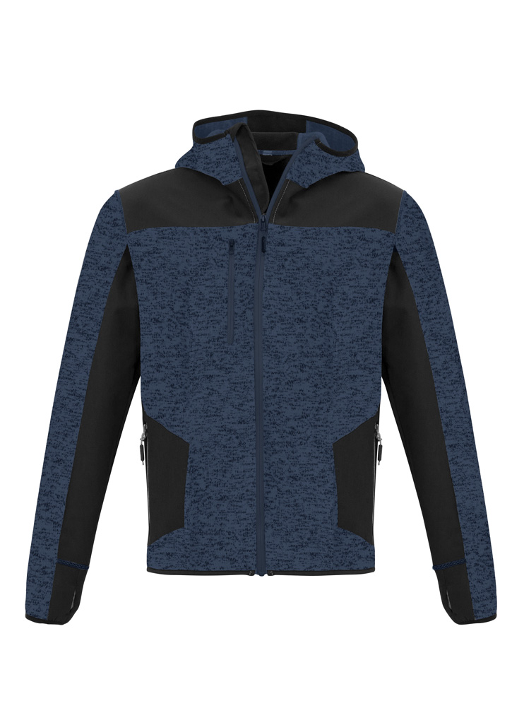 Unisex Streetworx Reinforced Knit Hoodie Navy