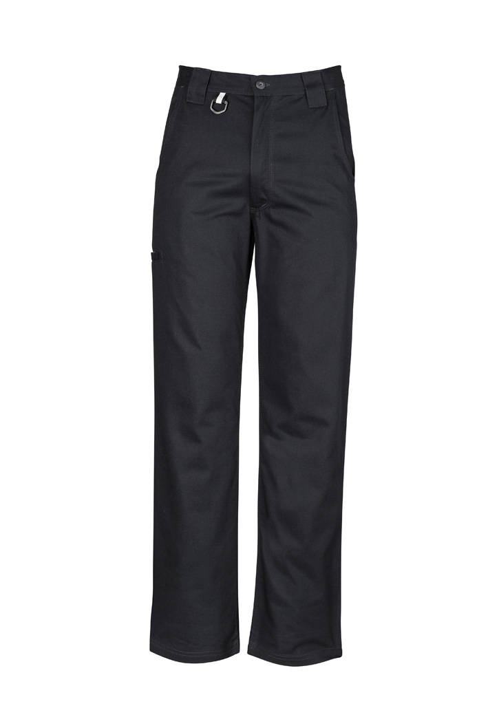 Mens Plain Utility Pant Black